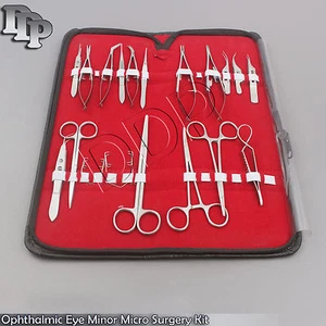 20-teiliges O.R-Qualität Veterinär Augen Minor Mikrochirurgie Instrument Set Kit - Bild 1 von 3