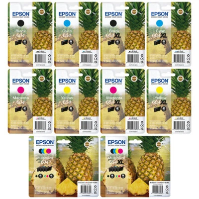 Epson Druckerpatronen 604 604XL Ananas Set Multipack Tinte Patronen OVP Original - Bild 1 von 4