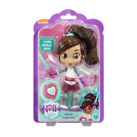 NELLA THE PRINCESS KNIGHT! Feat. 2-in-1 Shield/Comb COMB NELLA"S HAIR! FIGURE Cover