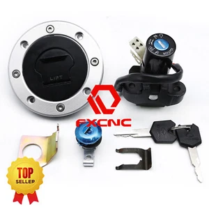 for Suzuki GS500 2001-2012 Ignition Gas Cover Seat Lock w/Key Set 02 03 04 05 06 - Picture 1 of 14