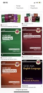 MULTIPLE GCSE CGP AND A-LEVEL REVISION BOOKS- ALL EXAM BOARDS - Picture 1 of 1