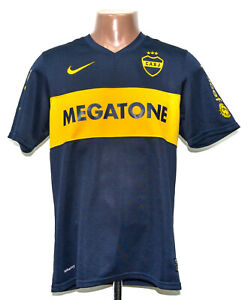 BOCA JUNIORS 2008/2009 HOME FOOTBALL SHIRT JERSEY NIKE SIZE S