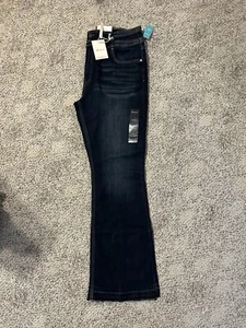 Kancan Women High Rise Boot Cut Flare Jeans 32/32 Medium Wash Denim Pants NWT - Picture 1 of 8