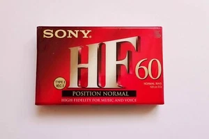 *** LOT DE 2 CASSETTES AUDIO VIERGE SONY HF 60 TYPE I POSITION NORMAL *** - Photo 1/2