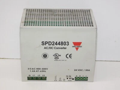 Módulo convertidor de CA/CC Carlo Gavazzi SPD244803 fuente de alimentación conmutada unidad de 480 W Foto 1 de 4