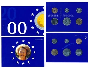 Netherlands 2000 Queen Beatrix official mint coin year set with Guilders FDC - Picture 1 of 1