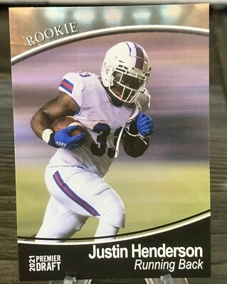 2021 Sage Hit Premier Draft High Series Rookie Base #87 Justin Henderson RC MINT - Image 1 of 2