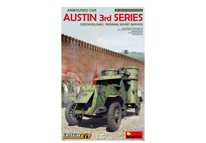 Miniart AUSTIN ARMORED CAR 3rd SERIES CZECH. RUSSIAN SOVIET SERVICE KIT 1:35 - Immagine 1 di 1