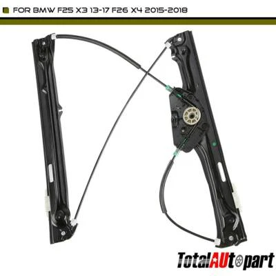 Power Window Regulator for BMW X3 F25 X4 F26 2013-2018 Front Left Driver Side - Image 1 of 4