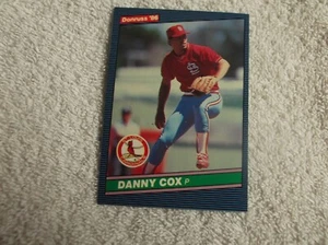 Leaf-Donruss 1986 / MLB "DANNY COX" #382 St Louis Cardinals Trading Card n19 - Bild 1 von 2