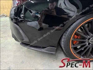 Labio divisor trasero de fibra de carbono CF para 2015+ W205 C250 C400 con AMG Sports - Imagen 1 de 3