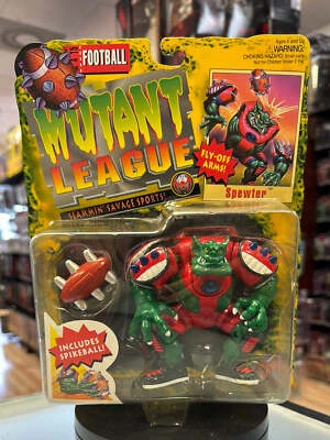 Spewter com Spikeball (Vintage Mutant League, Galoob) lacrado - Imagem 1 de 4