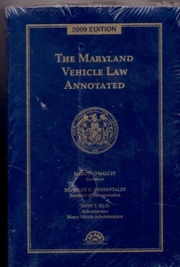 Maryland Vehicle Law Annotated 2009 Edition NEW & Sealed Legal Reference - Imagen 1 de 3