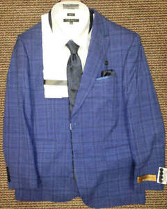 Steve Harvey 122747SHS 3 Pices Vested Suit Blue