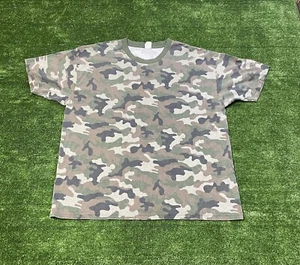 Vintage Camouflage Men's Shirt 2XL Crewneck Pro Club Comfort- Faded - Picture 1 of 6