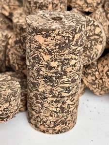 Cork Rings 12 Cactus Burl #4 , 1 1/4" x 1/2" x 1/4" Hole, New! - Picture 1 of 4