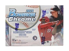 2023 Bowman Chrome Hobby HTA Choice Baseball Factory Sealed Box -- 3 Autographs