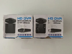 2 x HD DVR Dashcam Camera HD Portable DVR with 2.5" TFT LCD Screen NEU OVP - Bild 1 von 9