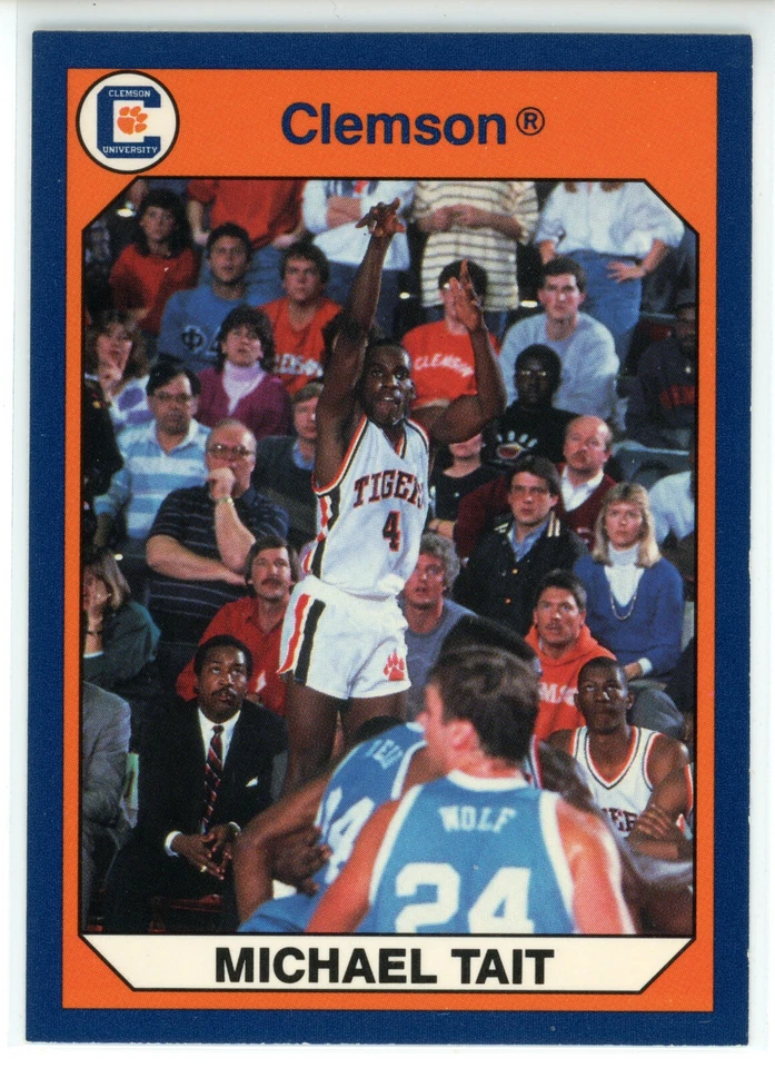 1990-91 Clemson Collegiate Collection #74 Michael Tait - Image 1 of 1