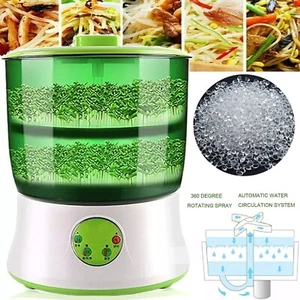 2 Layer Automatic Bean Sprouts Machine Seedling Growing Make Best Large Capacity - Picture 1 of 17