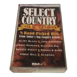 Select Country All Stars RCA Clint Black Alabama Diamond Cassette Tape VTG - Picture 1 of 3