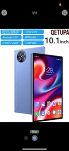 Qetupa X15 Android Tablet 10.1 Inch 8GB+64 GB Blue - Picture 1 of 11