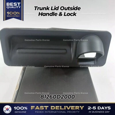 ⭐Genuino⭐ Tapa maletero mango exterior y bloqueo 81260D2000 para Hyundai Genesis G90 Foto 1 de 3