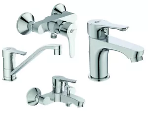 Ideal Standard Alpha Robinetterie De Lavabo Avec Douche Et Robinet De Baignoire - Photo 1/5