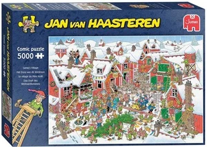 Jumbo Jigsaw Puzzle 5000 Pieces Santa's Village Jan van Haasteren - Picture 1 of 2