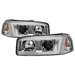 Spyder for GMC Sierra 1500/2500/3500 99-06 V2 Projector Headlights - DRL - - Image 1 of 4