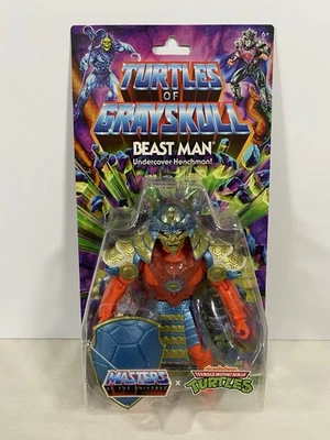 Figura de acción Mattel Turtles of Grayskull MOTU TMNT Beast Man Samurai Foto 1 de 4