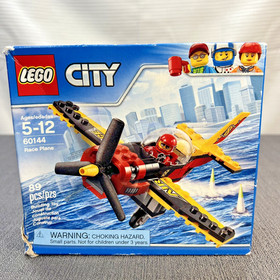 Lego City Race Plane 60144 Building Kit 89 Pcs Retired Set (Distressed Box)