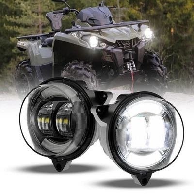 Conjunto de par de faros LED DRL para Can-Am Outlander MAX 800R 2013-2018 Foto 1 de 4