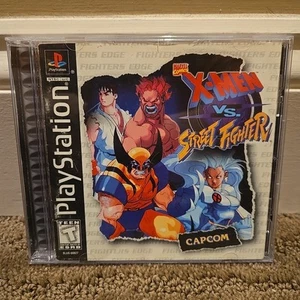 X-Men vs. Street Fighter (PlayStation 1, 1998) CIB - Picture 1 of 6