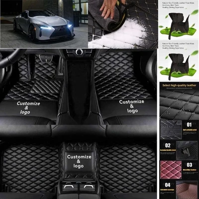 For Lexus LC Car Floor Mats Luxury Waterproof Carpets Liners Interior Auto - Image 1 of 4