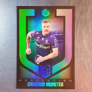 2024 NRL Revolution Silver Parallel Card SS070 Cameron Munster Storm - Bild 1 von 2