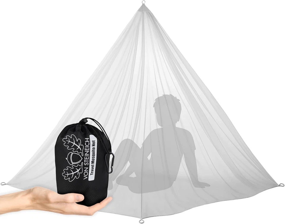 VON STEINEICH® Moskitonetz [Reise] Handliches Reise Moskitonetz | 220cm x 170cm - Bild 1 von 4