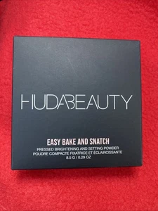 Huda Beauty Pressed Powder 8.5g Peach Pie Easy Bake and Snatch Matte Brightens - Picture 1 of 3