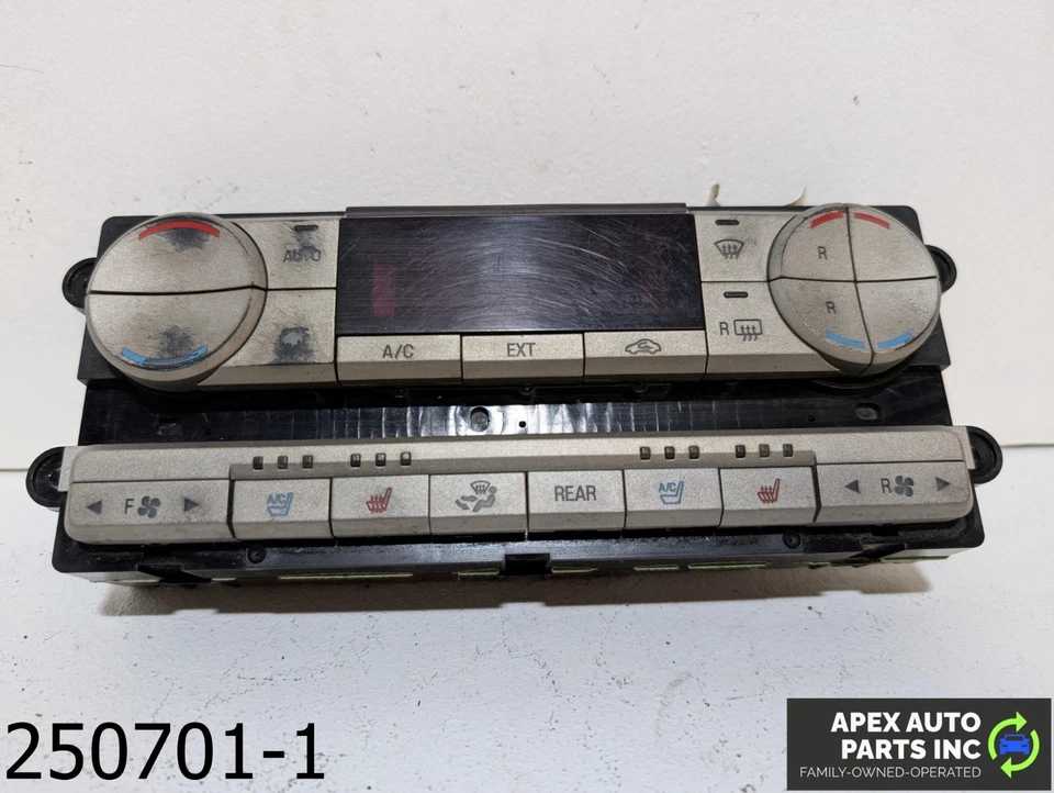 Panel de módulo de control de clima de 5,4 L Lincoln Navigator 2007-2014 OEM HVAC interruptor de CA Foto 1 de 4