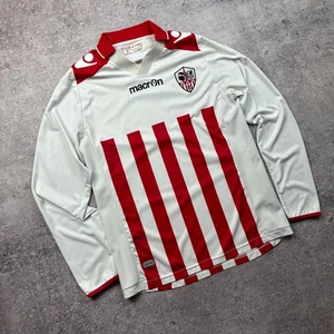 AC Ajaccio Heim Fußball Langarm 2015 - 2016 Trikot Größe ≈M - Bild 1 von 19