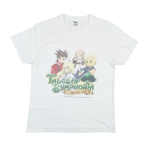 Vintage Tales of Symphonia Chronicles Namco Bandai Games Playstation 3 T-Shirt M - Picture 1 of 11
