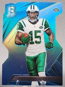 Brandon Marshall /35 2015 Panini Spectra Blue Die Cut New York Jets SSP - Picture 1 of 4