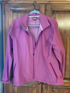 Merrell Purple Full Zip Trekking Jacket Womens LG Hiking Outdoor Zip Pockets - Picture 1 of 7