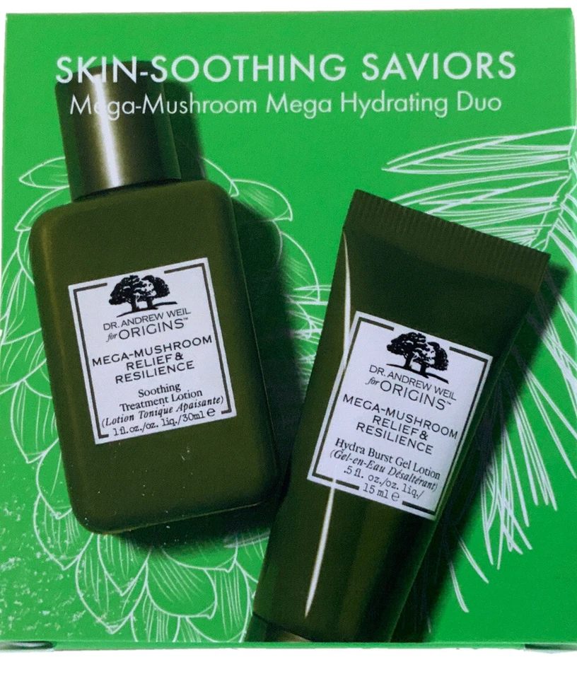 Origins Skin Soothing Saviors Mega Mushroom Mega Hydrating Duo Set Foto 1 de 1