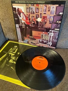 PAT TRAVERS Putting It Straight 1977 Polydor LP PD-1-6121 EXC/EXC+ w/lyric sleev - Picture 1 of 1