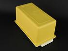 Vintage Tupperware Butter Dish Cheese Keeper Harvest Gold Almond 639-10 & 638-12