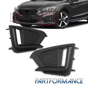 For 2017-2019 Subaru Impreza Sport Front Left & Right Fog Light Cover Bezels - Picture 1 of 11
