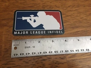 Major league Infidel Sticker Coloured 4” - Foto 1 di 2