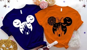 Halloween Minnie Mickey T shirt Scary Disney Halloween SHIRT, MICKEY HALLOWEEN - Picture 1 of 3