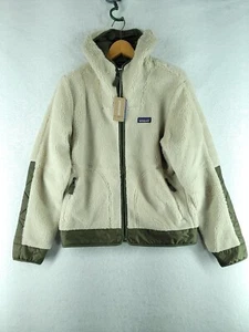 256018628990 - Patagonia Men's Small Woolyester Pile Fleece Hoody - Natural 2315 - Picture 1 of 6